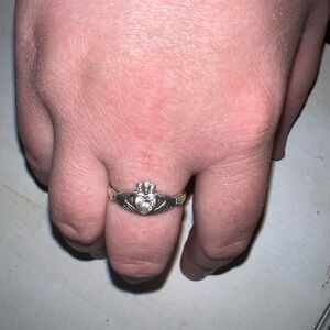 Sterling Silver 🍀Irish Claddagh Ring 💍